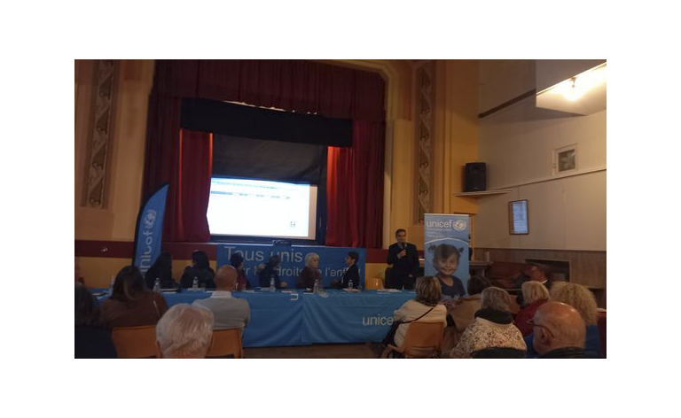 L&rsquo;association bonheur d&rsquo;enfant a été invitée à la Colonie Espagnole a Béziers pour la journée internationale des droits des enfants sur le thème enfance et pauvreté avec l&rsquo;UNICEF et les partenaires institutionnels.