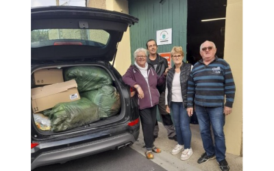 Solidarité pour les sinistrés de l’Espagne, Dons de première nécessité en partance pour l’Espagne