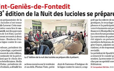 La 3ᵉ édition de la Nuit des Lucioles est en préparation !