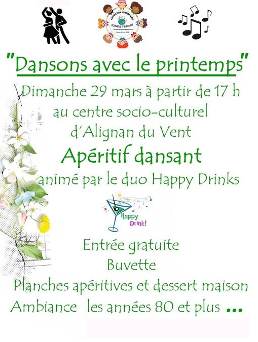  » Dansons avec le printemps » au centre socio-culturel d&rsquo;Alignan du vent