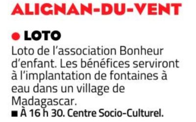 Loto bonheur d’enfants